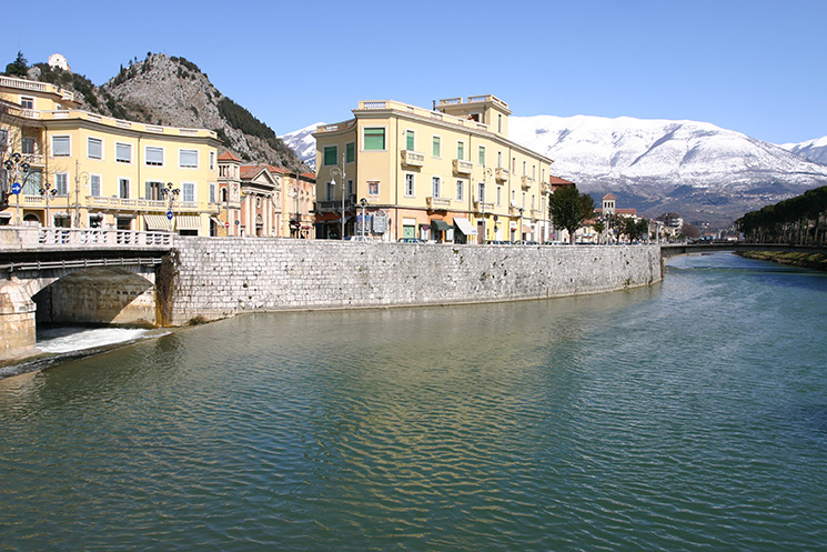 Il Fiume Liri nei pressi della Città di Sora