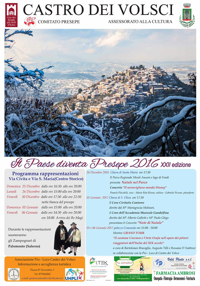 Il Paese diventa Presepe