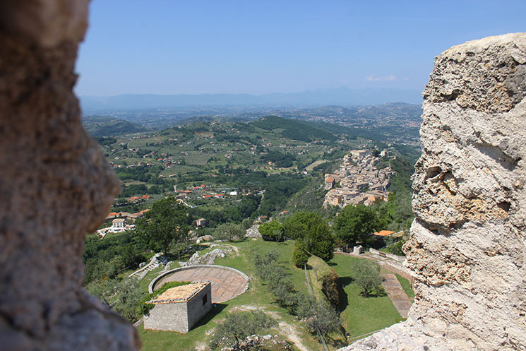 Panorama dalla "Torre di Cicerone" di Arpino