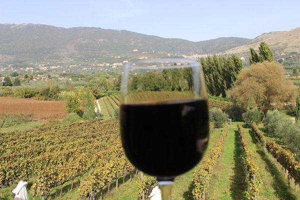 Le Città del Vino Cesanese e dell&#039;acqua che rompe la roccia