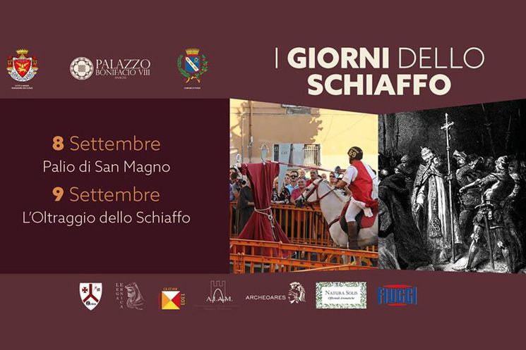 I giorni della Schiaffo di Anagni: Anagni 8-9 Settembre 2018