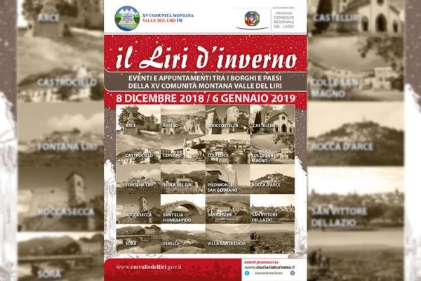 Il Liri d’Inverno: 8 Dicembre - 6 Gennaio 2019