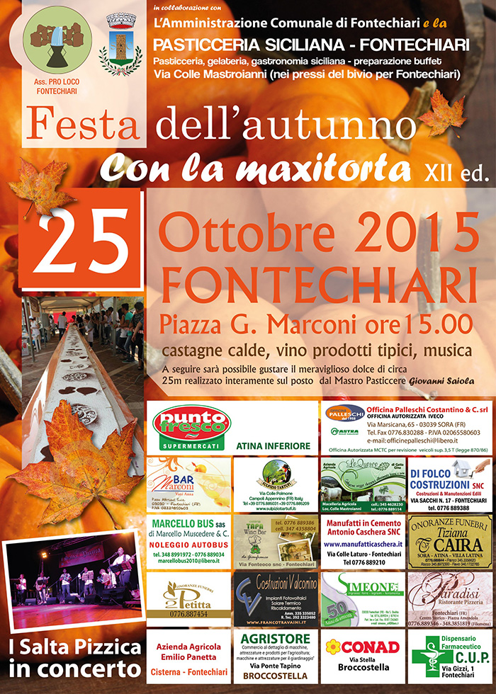 Festa d'Autunno e Maxitorta 2015