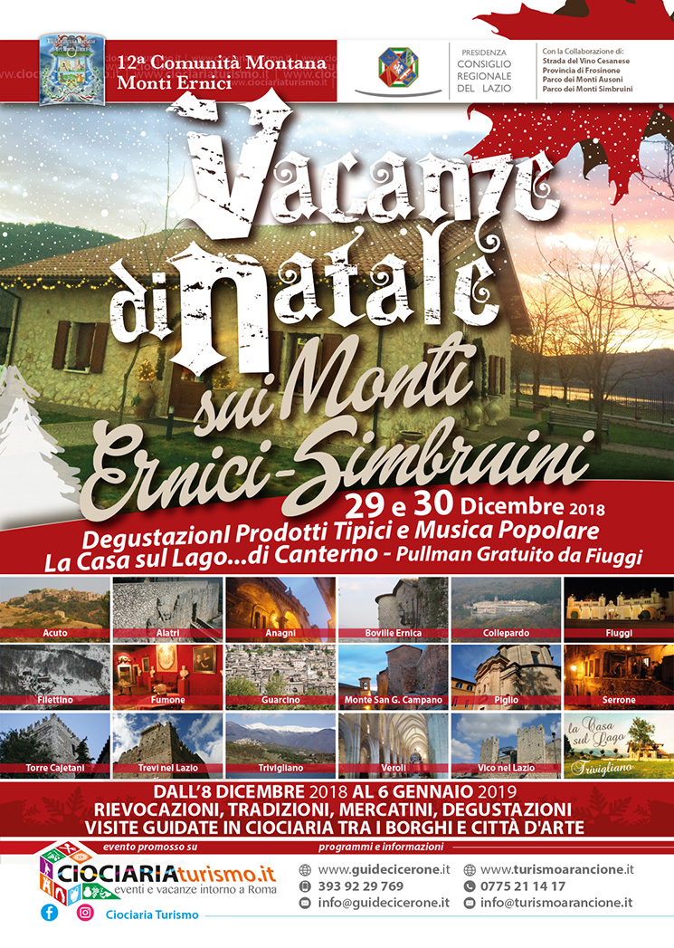 Vacanze di Natale sui Monti Ernici-Simbruini 2018