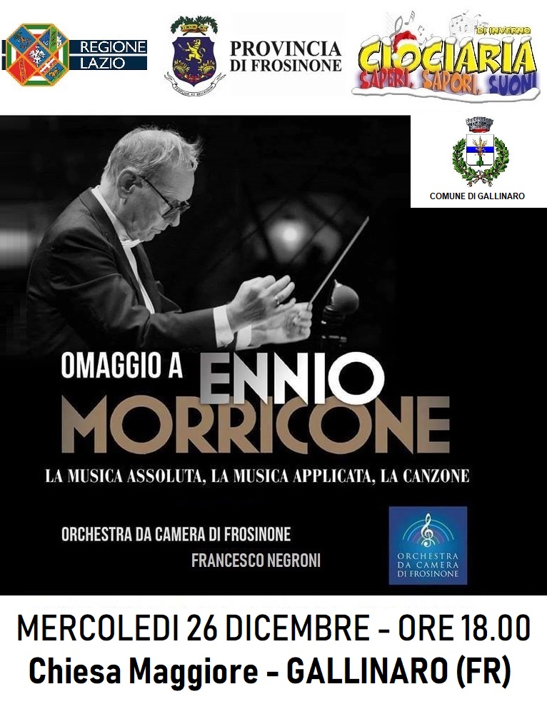 Omaggio a Ennio Morricone 2018 Gallinaro