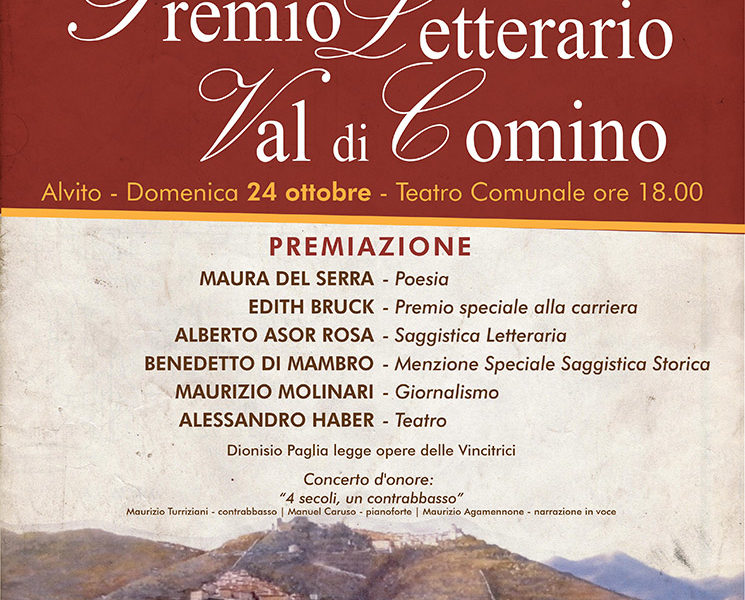 Premio Valle di Comino 2021